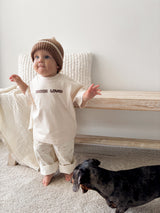 Pixie Beanie - Caramel Stripe
