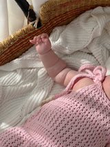 Crochet Tie Romper - Blossom