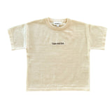 Knitted Logo Summer Tee | Buttermilk