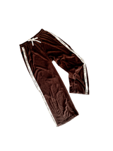 Womens Terry Logo Pants - Chocolate