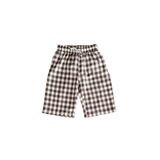 Gingham Pants - Chocolate