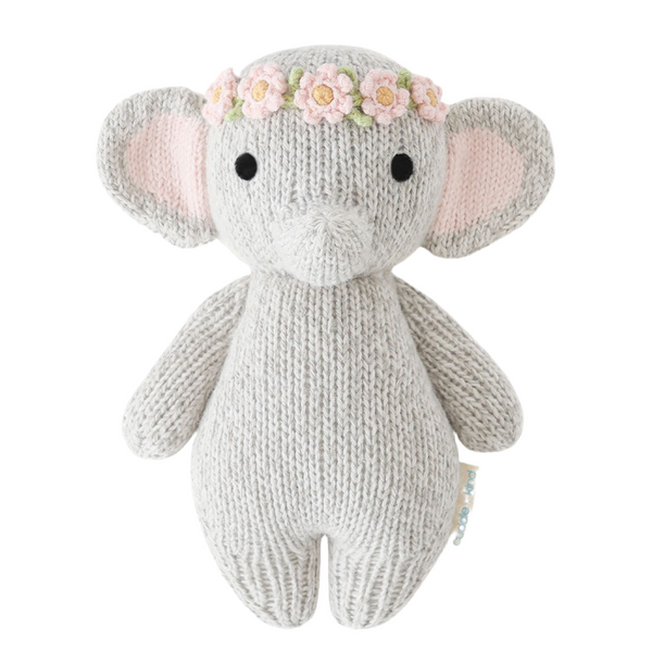 Cuddle + Kind Baby Elephant (blush floral)