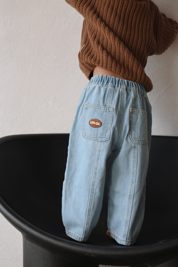 Vintage Denim Jeans - Sky