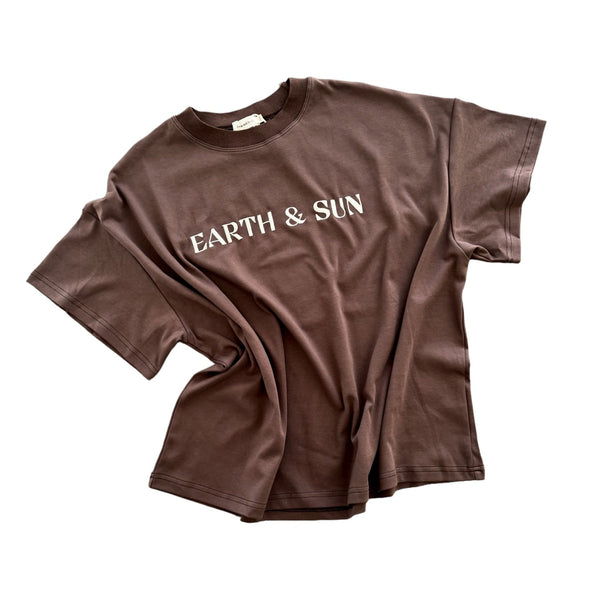 Earth and Sun Tee | Womens | Chocolate