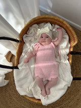 Crochet Tie Romper - Blossom