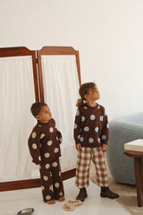 Dot Pullover- Mud + Oatmeal