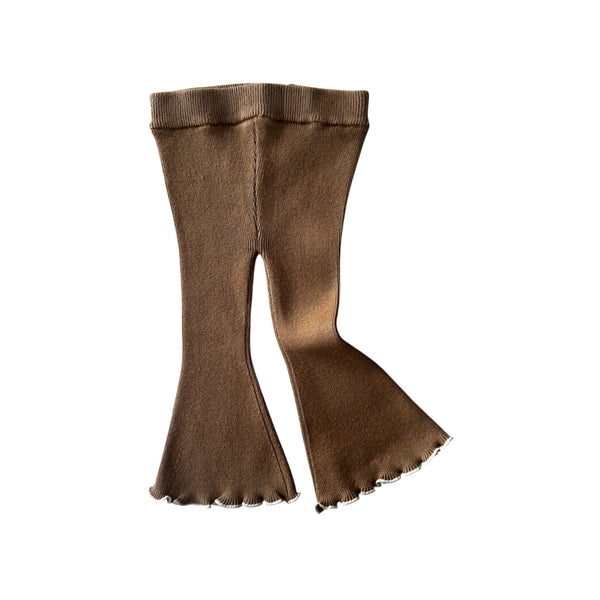Flared Leggings - Latte