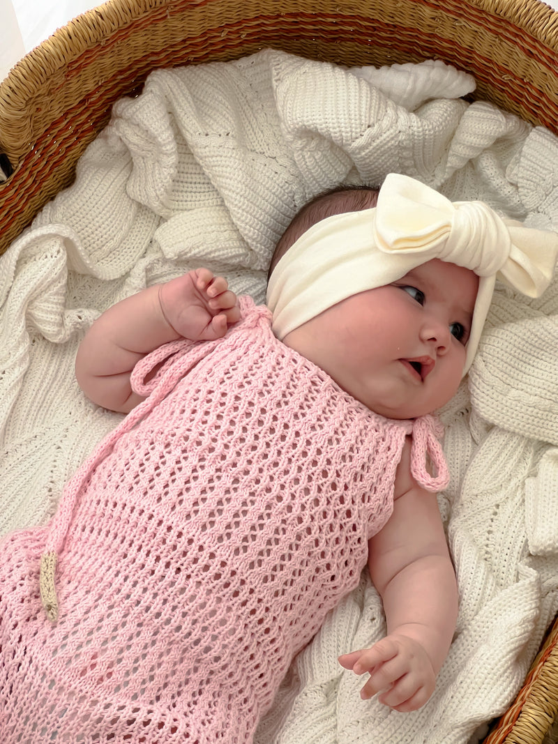 Crochet Tie Romper - Blossom