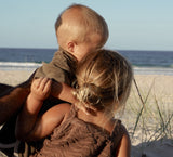 Terry Logo Tee Romper- Herb