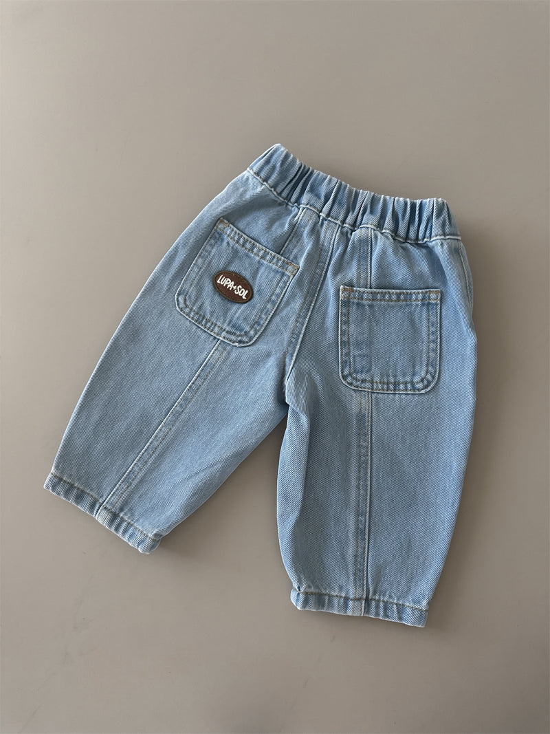 Vintage Denim Jeans - Sky