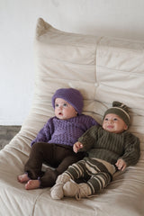 Crochet LOVE Pullover - Grape