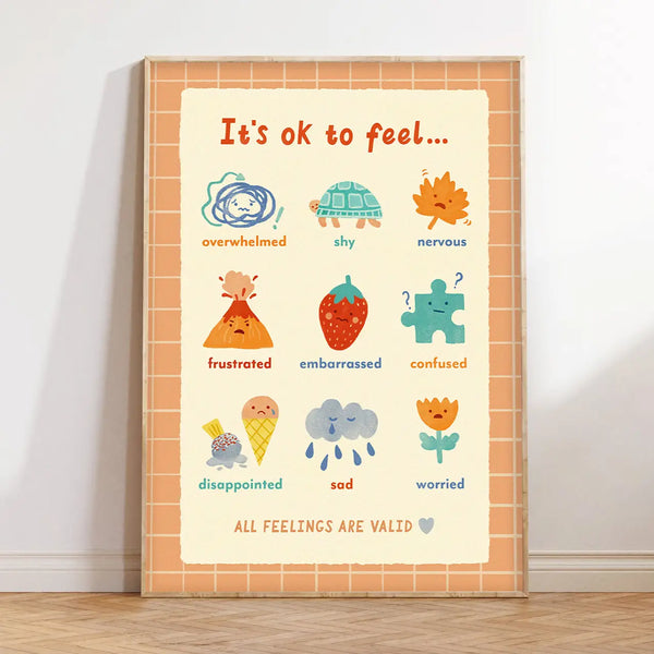It's Ok To Feel A3 Print