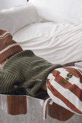 Chunky Knit Pullover - Moss