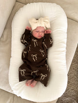Bow Pants - Bark