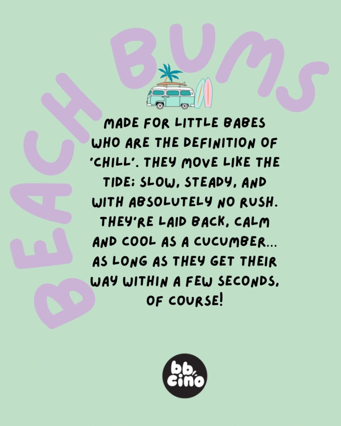 Beach Bums Babycino Cup - 120ml (Straw Included)