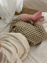 Gingham Shorts- Olive