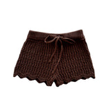 Crochet Shorts | Coffee