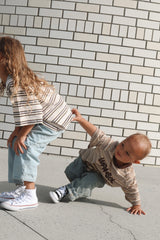 Stripe Tee- Earth
