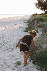 Crochet Shorts - Espresso + Blossom