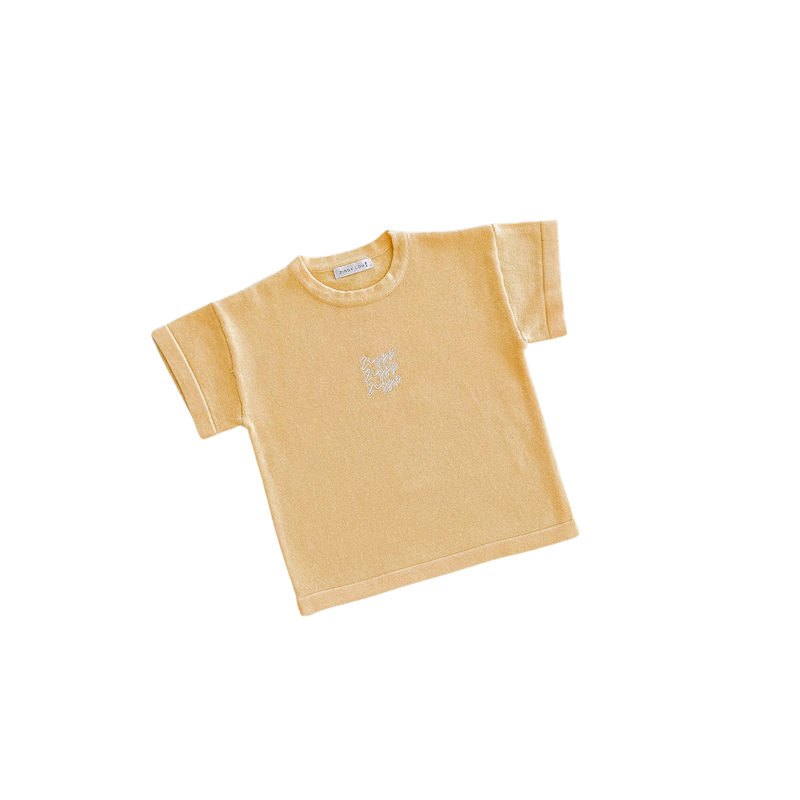 SIGNATURE TEE | BUTTER (KIDS)