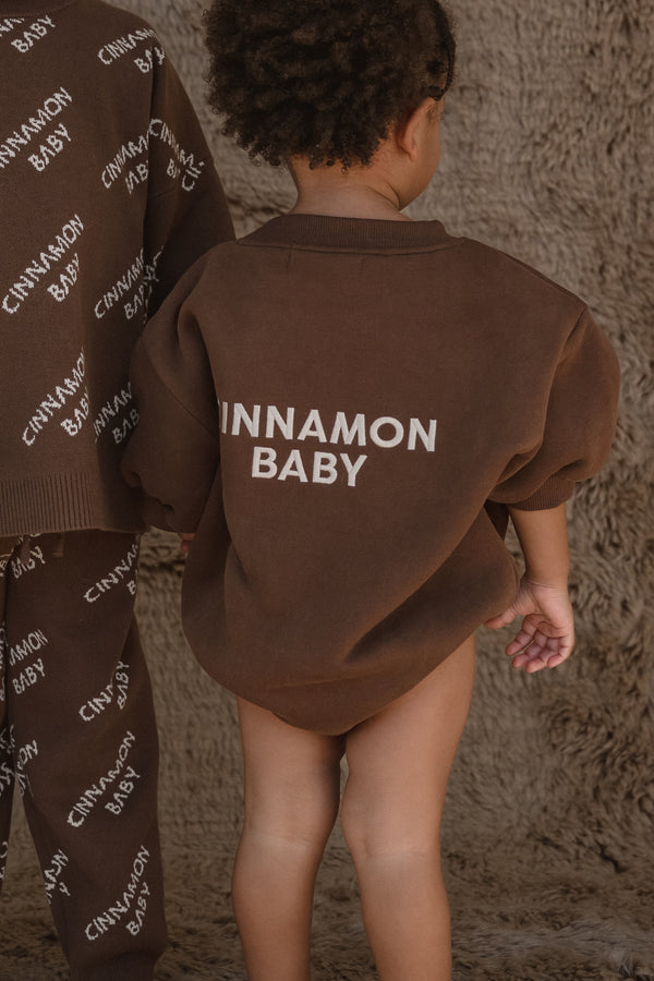 CB Logo Romper - Chocolate