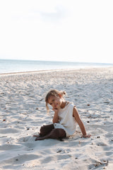 Linen Frill Top - Natural