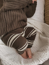 Chunky Knit Pullover - Bark