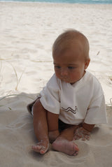 Logo Milk Tee - Chocolate Embroidery