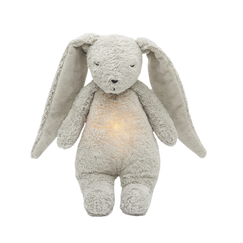 Organic Humming Bunny with Lamp | Gray