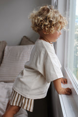 Gingerbread Stripe Shorts