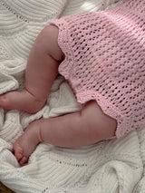 Crochet Tie Romper - Blossom