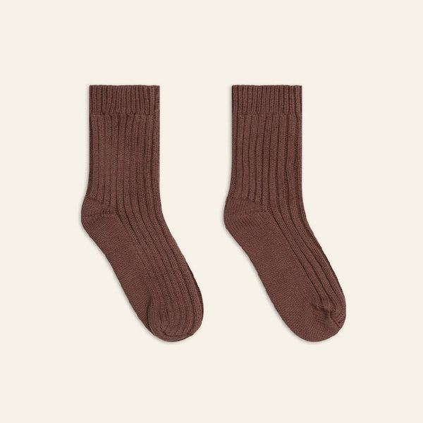 Illoura Knit Socks | Cocoa