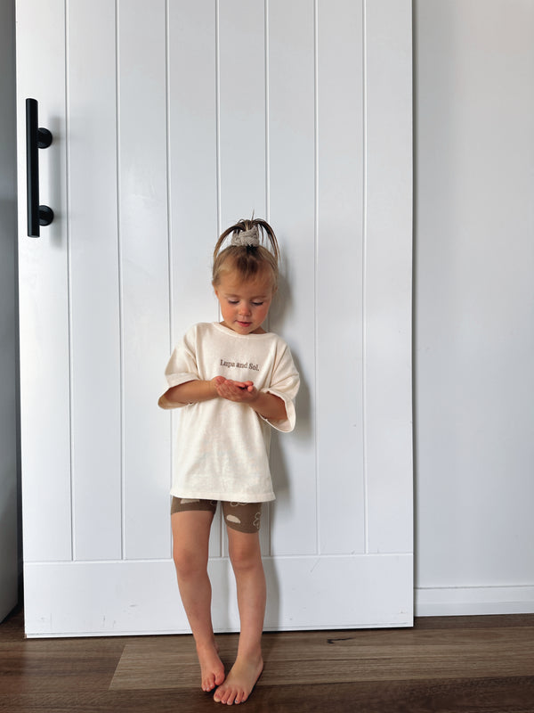 Posy + Pebble Bike Shorts | Pecan + Latte