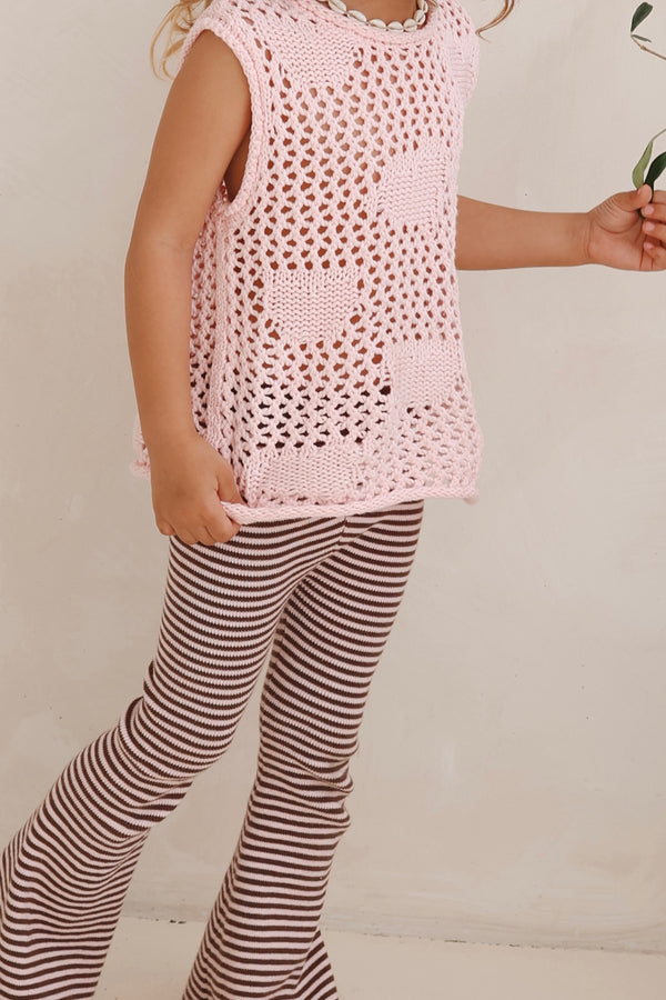 Crochet Love Vest - Blossom