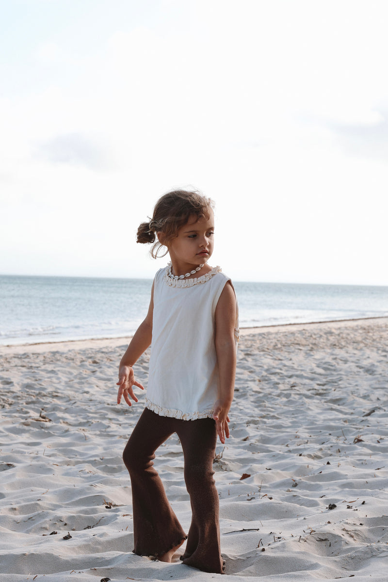 Flared Leggings - Espresso