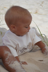 Logo Milk Tee - Chocolate Embroidery