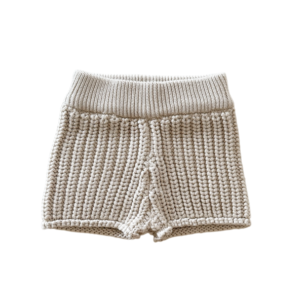 Lupa and Sol Chunky Knit Shorts | Biscuit