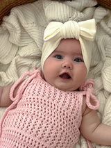 Crochet Tie Romper - Blossom