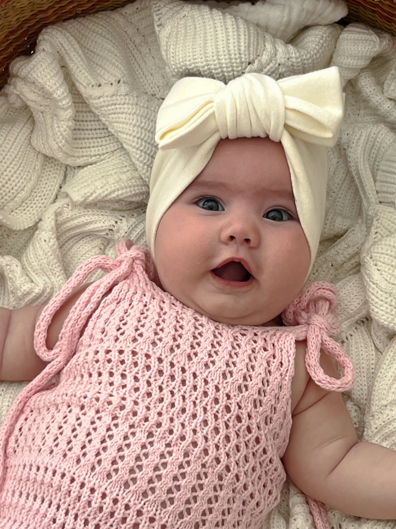 Crochet Tie Romper - Blossom