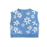 Organic Wild Flower Knit Vest