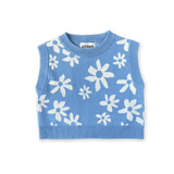 Organic Wild Flower Knit Vest