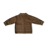 Organic Cord Shirt Jacket - Espresso