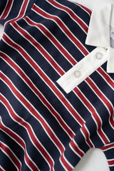 Campus Lounge Suit- Navy Stripe