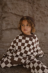 CB Knitted Pants  - Chocolate