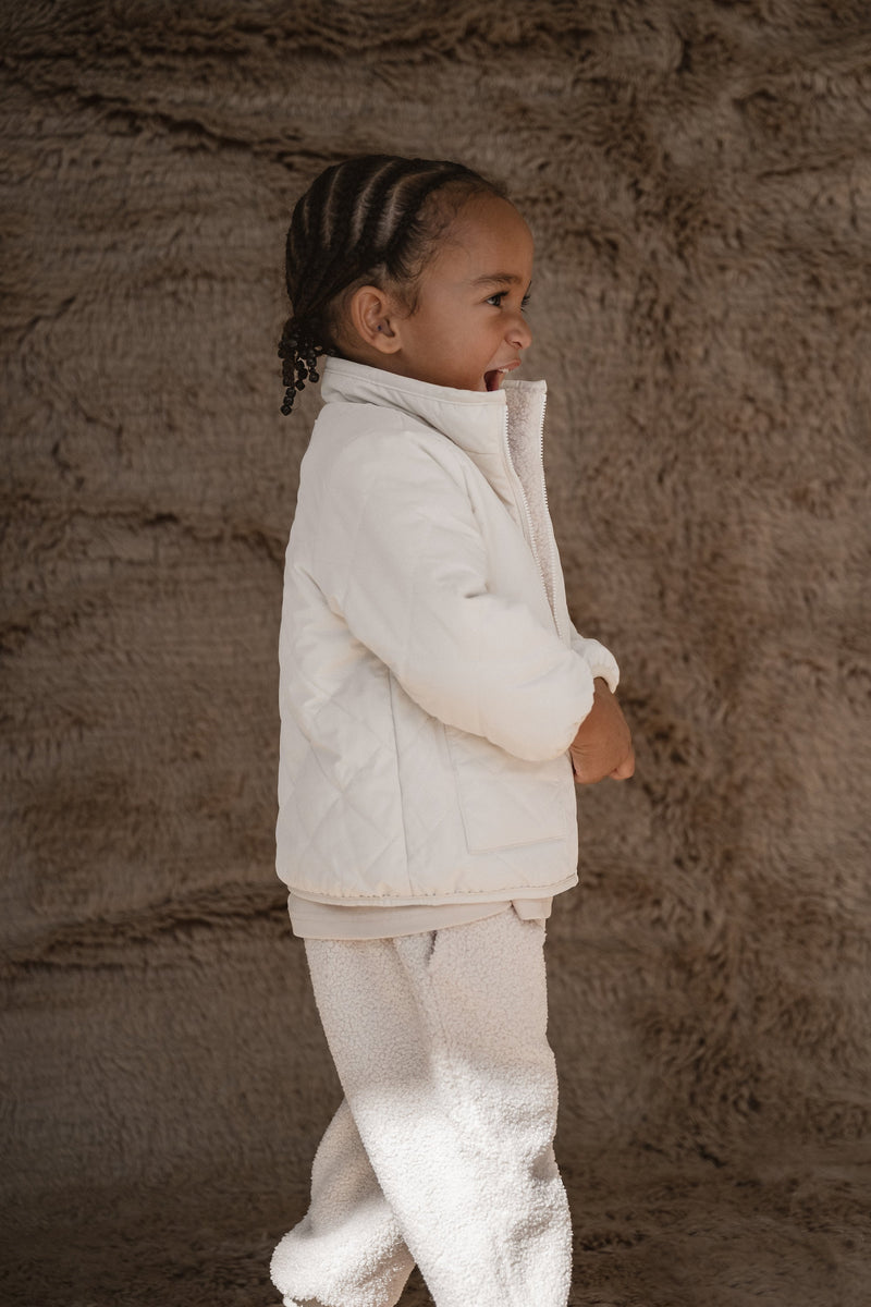 CB Beige Teddy Reversible Jacket