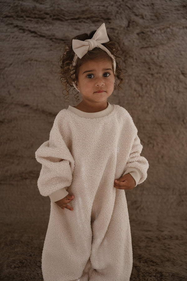 CB Teddy Lounge Suit - Cream