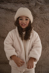 CB Beige Teddy Reversible Jacket