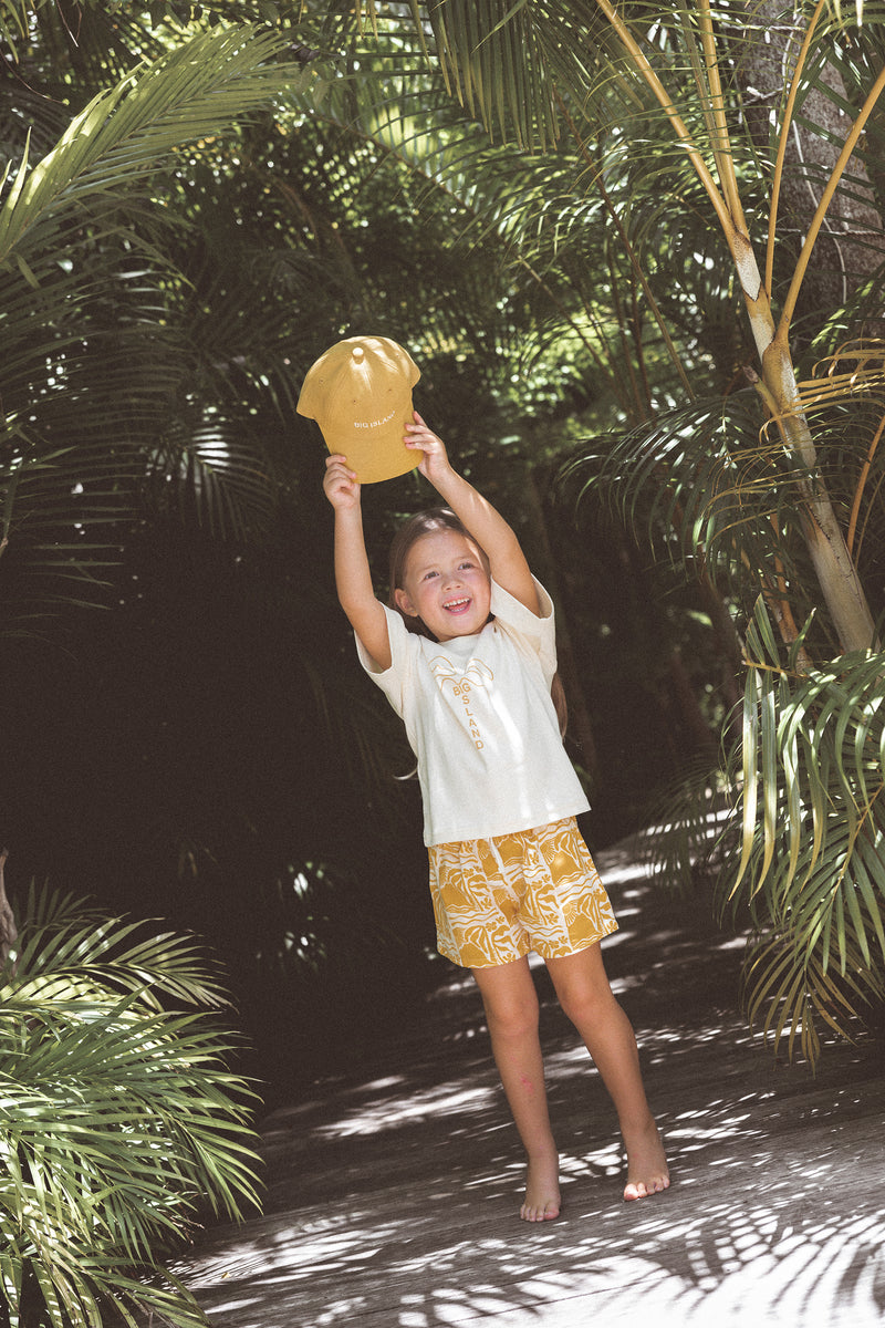 CB Linen Shorts - Mustard