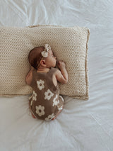 Posy Romper | Almond + Buttercream