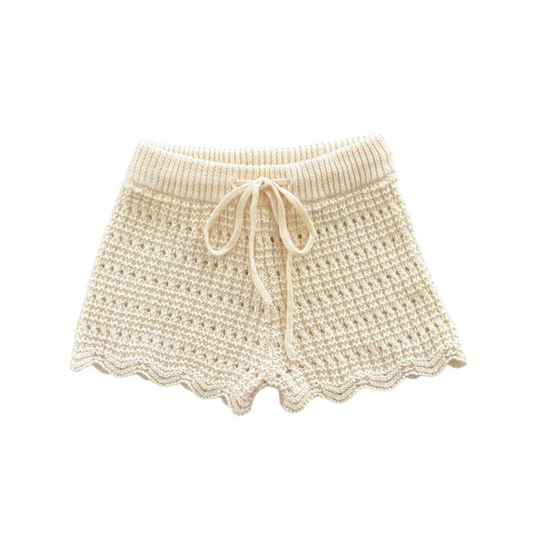 Crochet Shorts | Buttercream